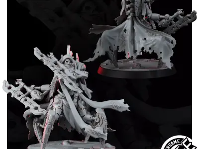 NECROCYBORG XERAKH DESTROYERS 3D model