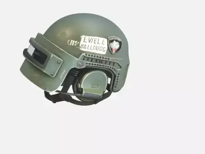HELMAT BALLISTIC TACTICLE LEVEL III ARMY HELMAT 3D print model