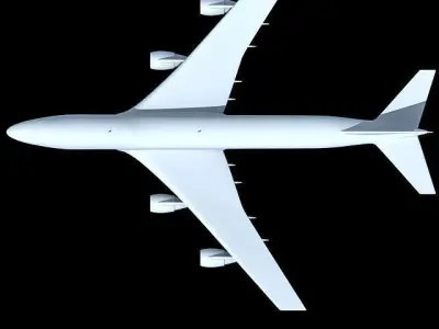 Detailed Model of Boeing 747 3D model