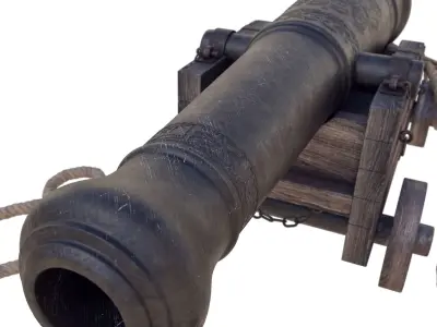 Ship Gun 3D model