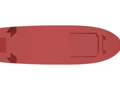 25m steel fishing boat 3D model