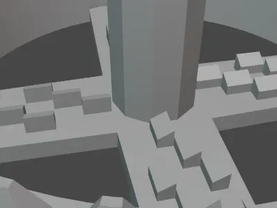 Polystyrene Hole drill 3D model