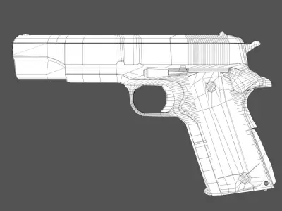 M1911A1 Pistol 3D model
