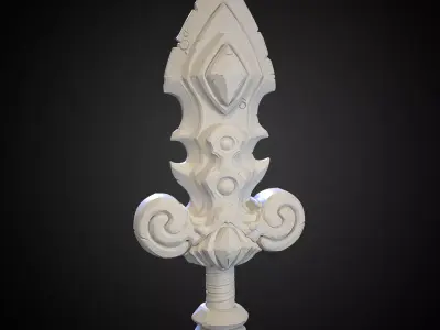 Stylized Sword 20 3D model