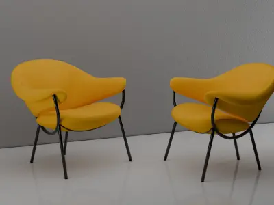 Murano Chair Free 3D model