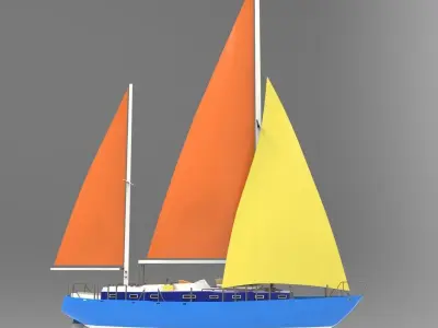 Flagship Boat 2 3D model