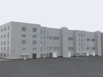  Building office v4 3D model