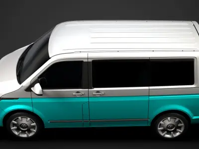 VW Multivan Bulli T6 1 2020 3D model