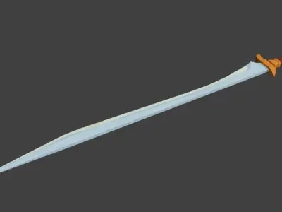 Ancient Sword Collection Low-poly 3D model