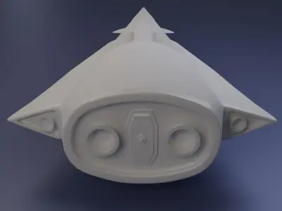 Icarus spaceship 3D print model