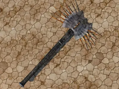The Spike-Axe axe with spikes 3D model