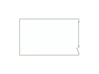 Simple Exterior Sketch by Interior - 251-500 SF - Xactimate 3D model