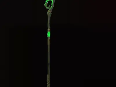  mystic staff 3D model