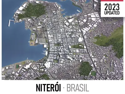 Niteroi Low-poly 3D model