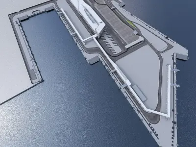 Port Terminal 3D model