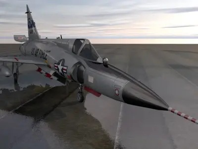 Convair F-102 Delta Dagger 3D model