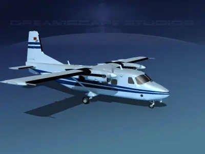 Harbin Y-12 II V03 3D model