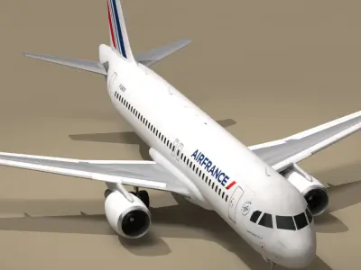 A320-200 air france 3D model