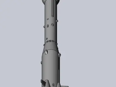 Ariane 1 Rocket Model 3D print model
