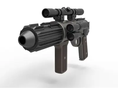 Carbine Rifle EE-4 from the game Star Wars Battlefront 3D model