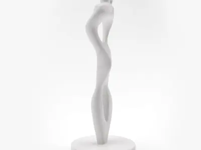 Henry Moore Inspired Sculpture 3D model