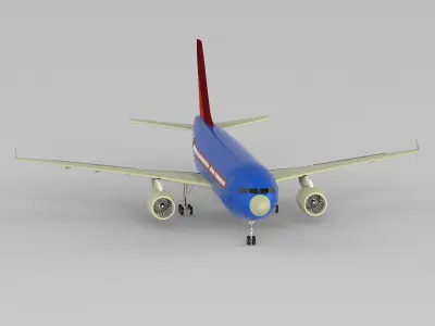 Aeroplan boeing 3D model