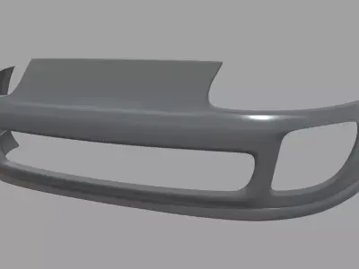 Front Bumper Toyota Supra Low-poly 3D model