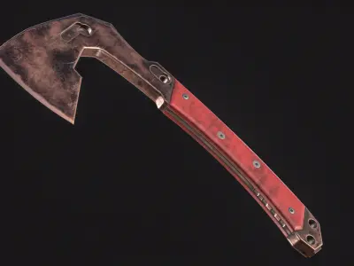 Instinct Tomahawk Axe Low-poly 3D model