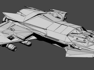 Battletech - Huscarl Aerospace Fighter 3D print model