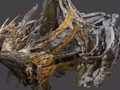 Viking Airship grand 3D model