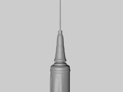 Vaccine Missile 3D model