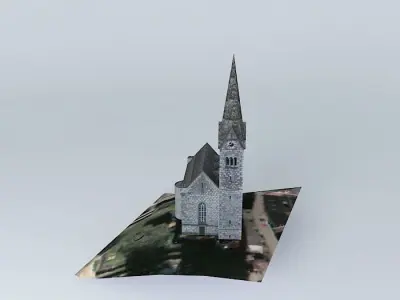Hallstatt church Free 3D model