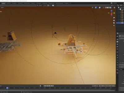 temple 3 - Valley Of The Wind Low-poly 3D model