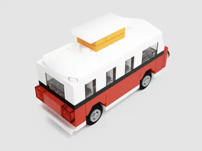 LEGO CREATOR VW T1 Campervan 40079 Free 3D model