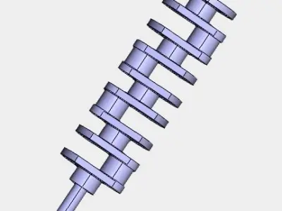 V8 Crankshaft 3D model