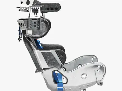kirkey containment racing seat 3D model
