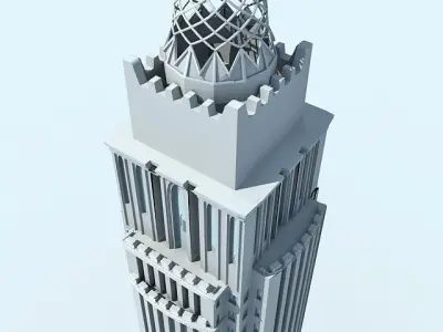 City Tower Building 77 3D model