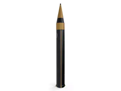 Khorramshahr-4 Ballistic Missile Low-poly 3D model