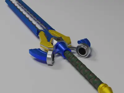 Futuristic Master Sword 3D print model