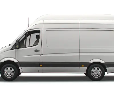 Mercedes Benz Sprinter Cargo Van L2H3 2018 3D model