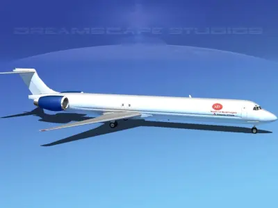 McDonnell Douglas MD80 AEI 3D model