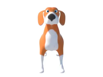 3d Model Bigl beagle dog Free 3D model
