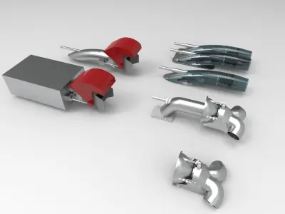 Water Jet Propulsion 3D model