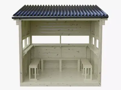 Bird Hide 3D model