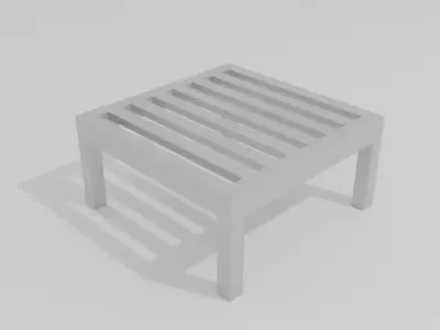tavolino basso Free 3D model