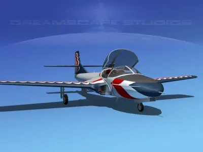 Cessna T-37 Tweetybird V16 Civil Sport 3D model