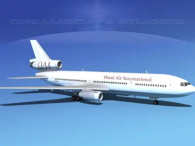 Douglas DC-10 Omni Air 3D model