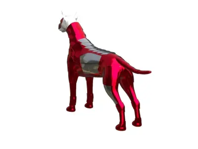 Dog Sci-fi Armor 3D model buy