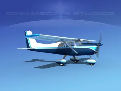 Cessna 175 Skylark V06 3D model
