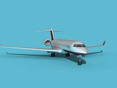 Bombardier Global 7000 V03 3D model